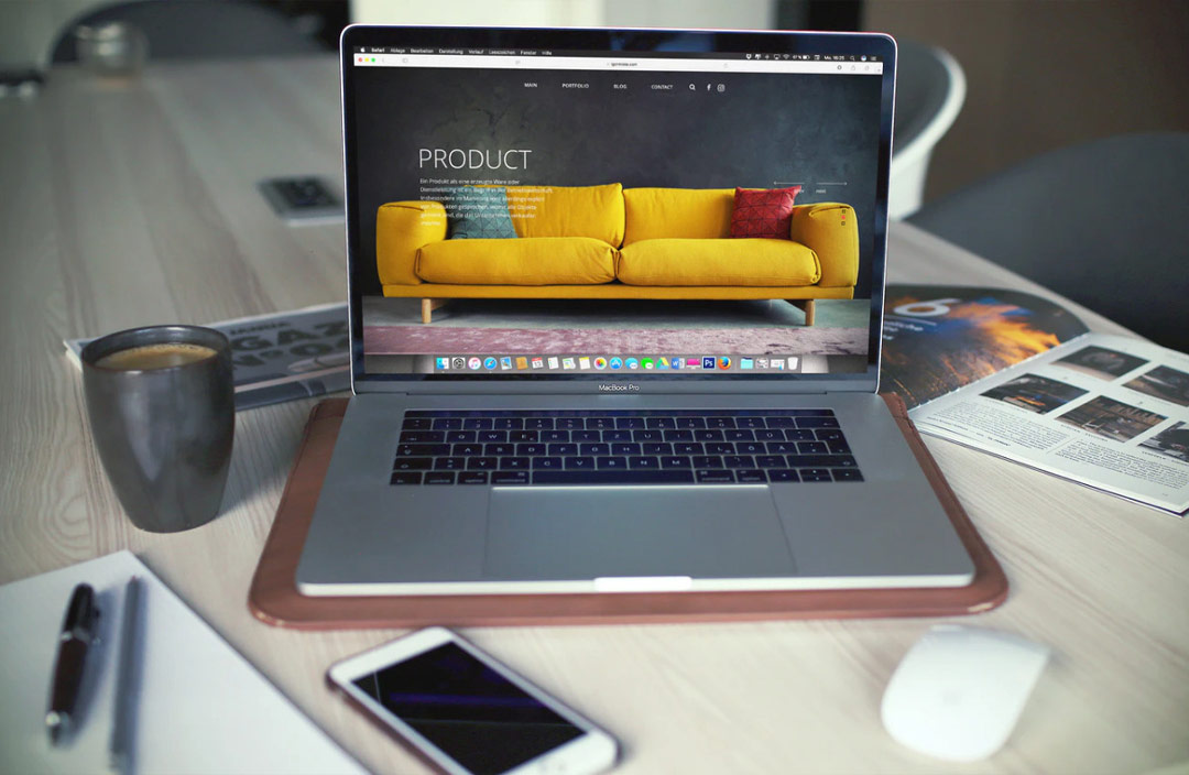 Website design example