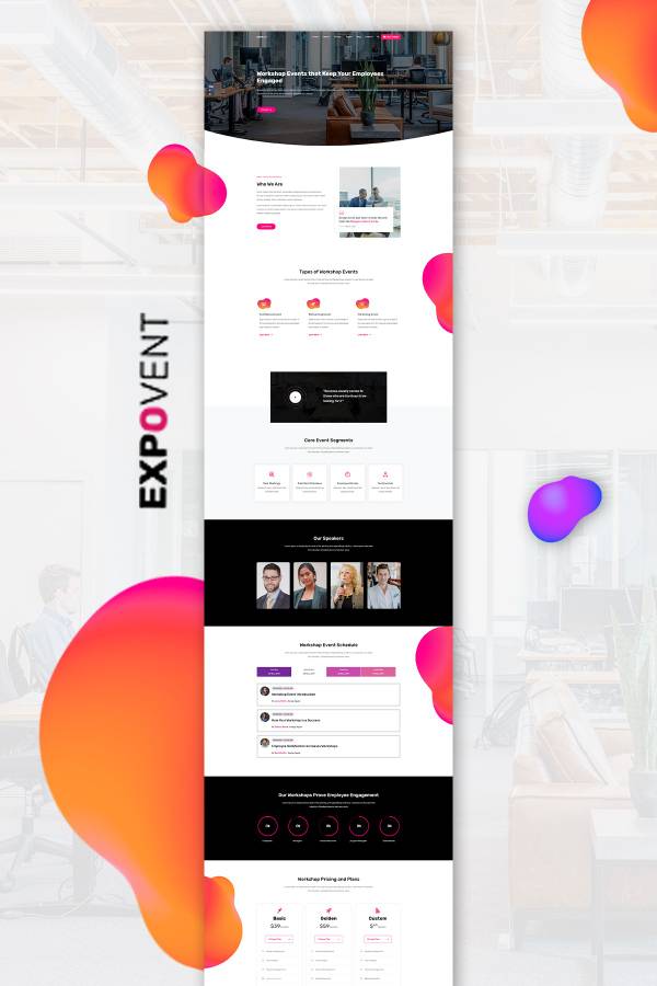 Website design example