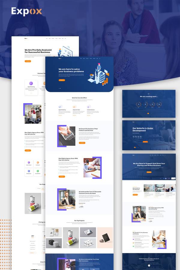 Website design example