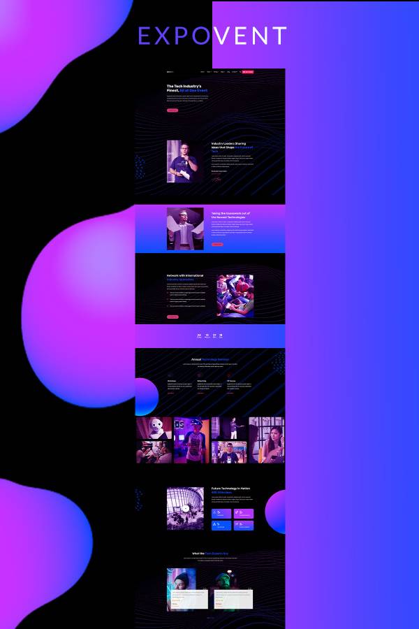 Website design example