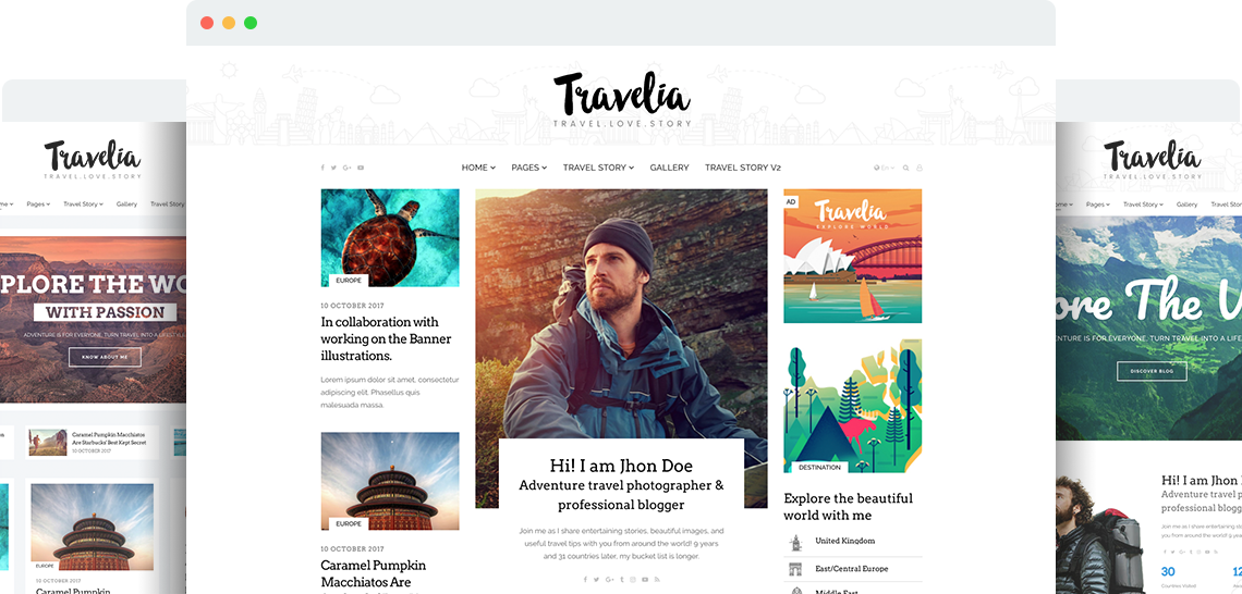 Toronto personal blog web design