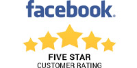 Facebook five star customer rating for BridgeWeb