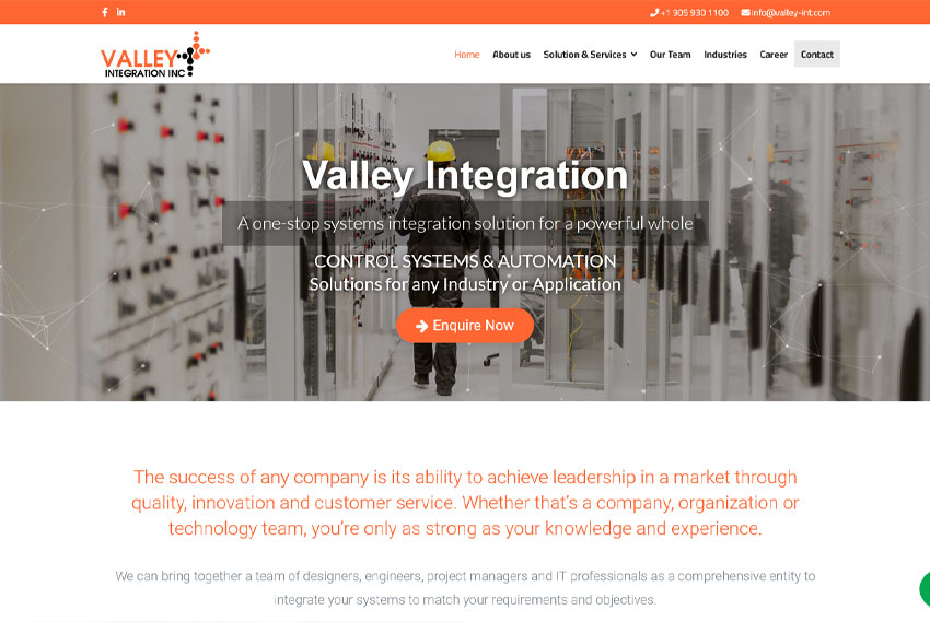 Systems integration website design website design by BridgeWeb