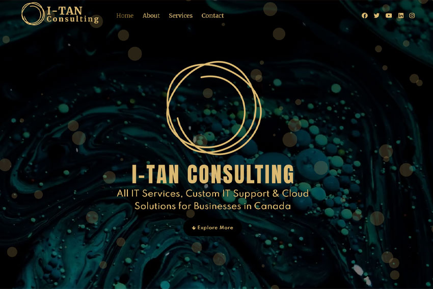 Marketing consultancy website design website design by BridgeWeb