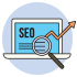 Search engine optimization icon
