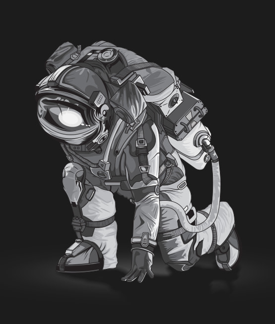 Astronaut illustration
