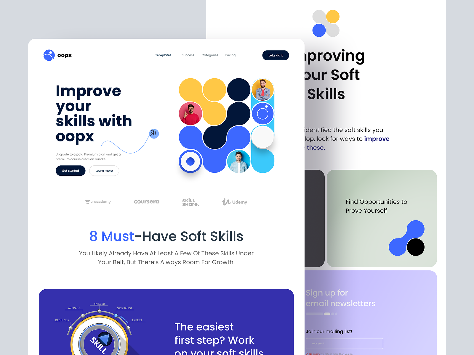 Website design example