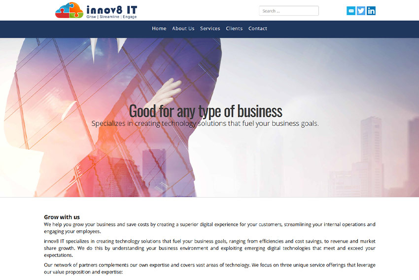 IT services website design website design by BridgeWeb