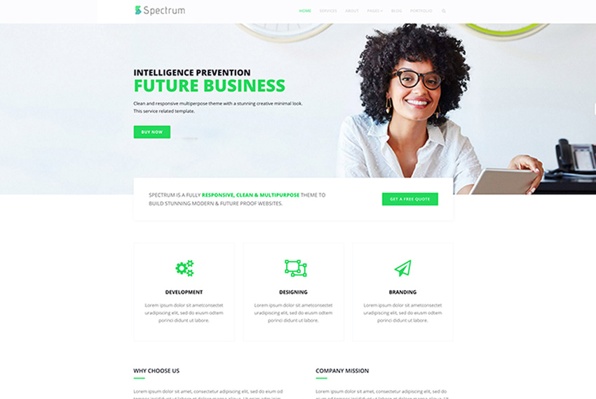 Corporate agency website design website design by BridgeWeb