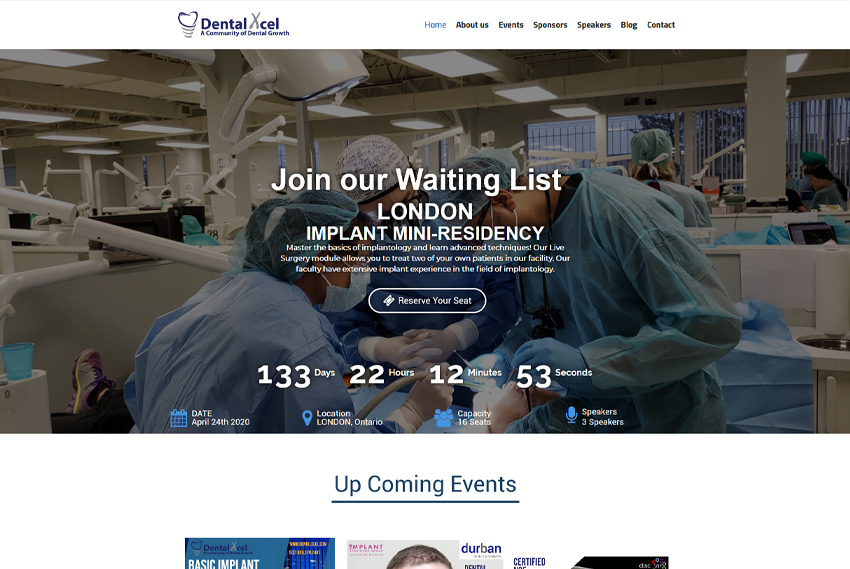 Dental practice website design website design by BridgeWeb