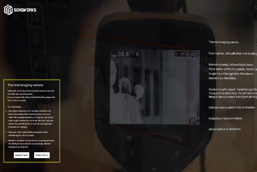 Thermal imaging systems website design website design by BridgeWeb